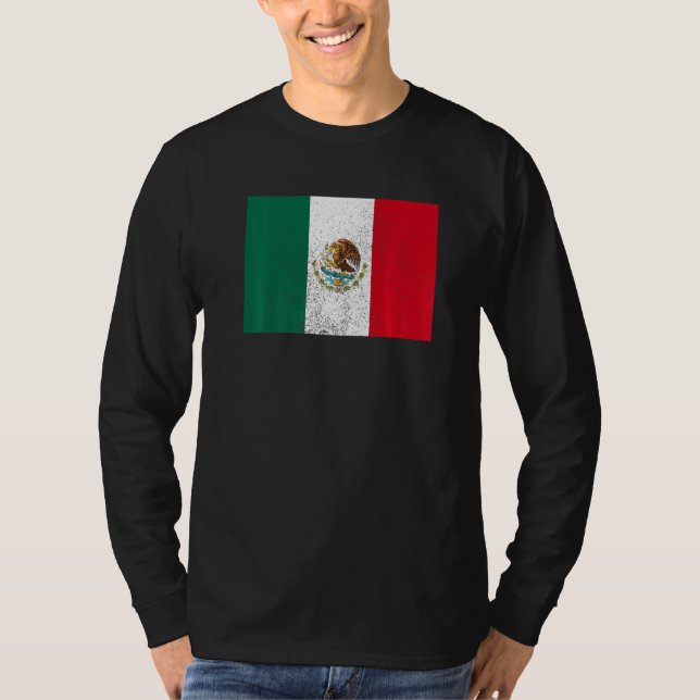 Camiseta Mexican Mexico Flag Pride Mexican Flag (Frente)