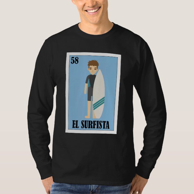 Camiseta Mexican Surfer  El Surfista 1 (Frente)