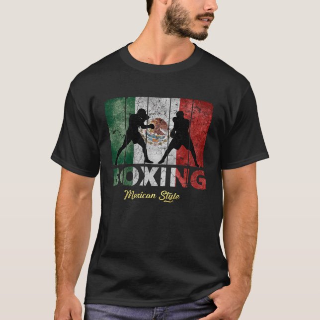 Camiseta Mexican Vintage style boxing Great Boxing (Frente)