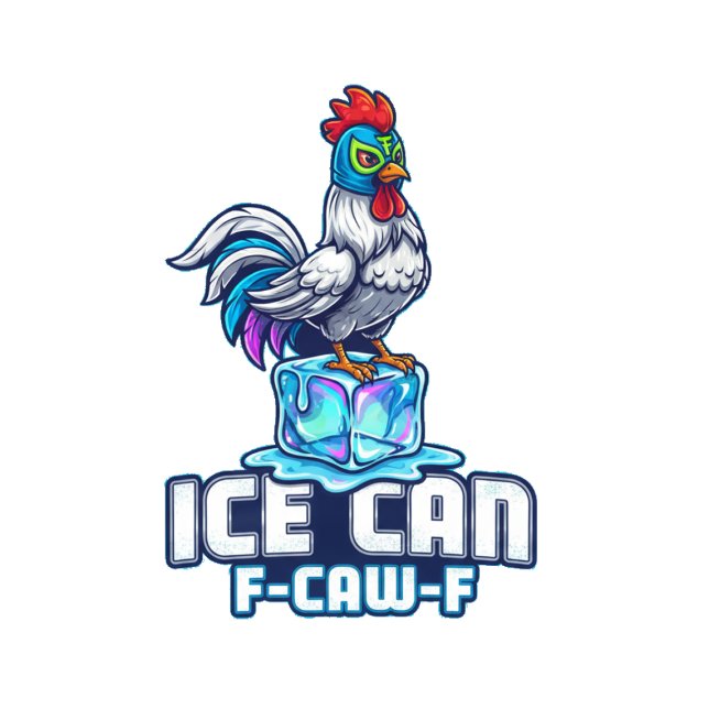 Camiseta Mexican Wrestler Chicken ICE Can F-Caw-F (Criador carregado)