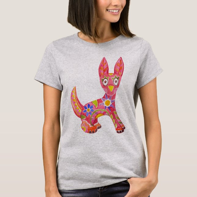Camiseta mexicana Dog alebrije (Frente)