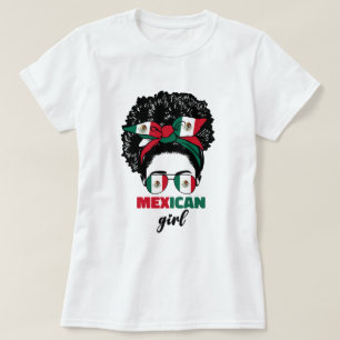 Camiseta Mexicana Garota Para Mulheres Mexicana Cidade Do M