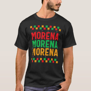 Camiseta Mexicana Morena Latina Cottagecore Mulheres Segund