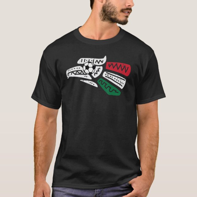 Camiseta Mexicano Águia México, bola de futebol masculinas  (Frente)