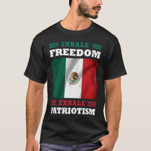 Camiseta Mexicano Bandeira do México Chicano Latino Fãs do
