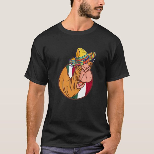 Camiseta Mexicano Camel Hat Sombrero Funny Camel Life Méxic (Frente)