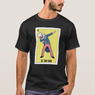 Camiseta Mexicano em 4 de julho El Tio Sam