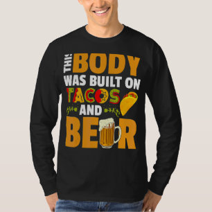 Camiseta Mexicano Este Corpo Foi Construído Em Tacos E Cinc