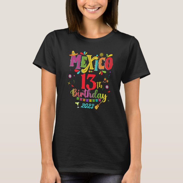 Camiseta Mexicano Fiesta 50th Bday Matching Group 7 (Frente)