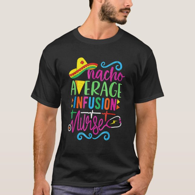 Camiseta Mexicano Fiesta Cinco De Mayo Rn Nacho Média Infu (Frente)