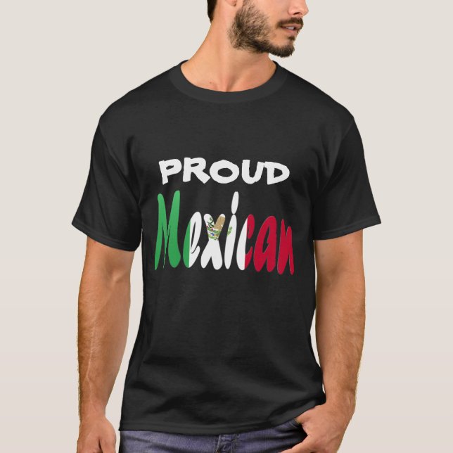 Camiseta Mexicano orgulhoso (Frente)