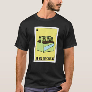Camiseta Mexicano para Beber  El Six De Chelas