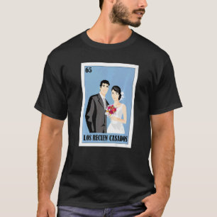Camiseta Mexicano para Casamentos Los Recien Casados 1