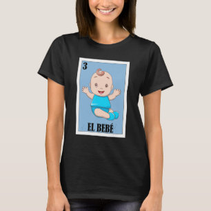 Camiseta Mexicano para Chás de Bebê El Bebe