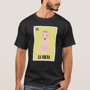 Camiseta Mexicano para Chás de fraldas La Nieta