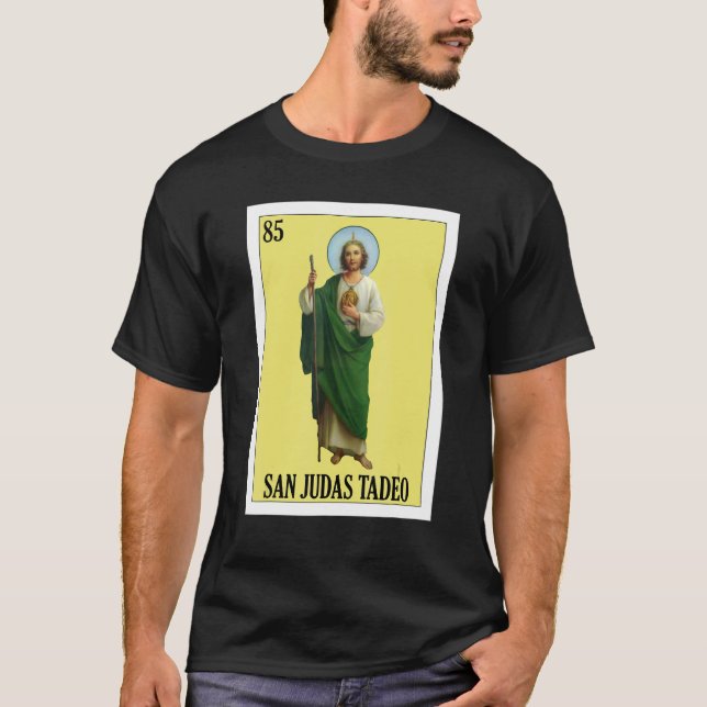 Camiseta Mexicano para cristãos San Judas Tadeo (Frente)