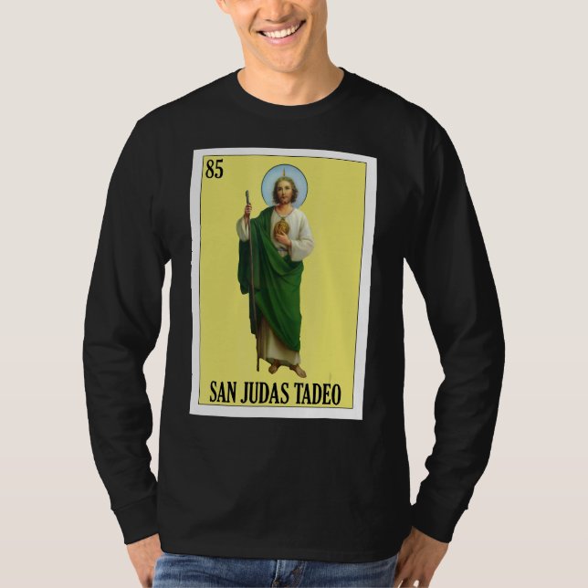 Camiseta Mexicano para cristãos San Judas Tadeo (Frente)