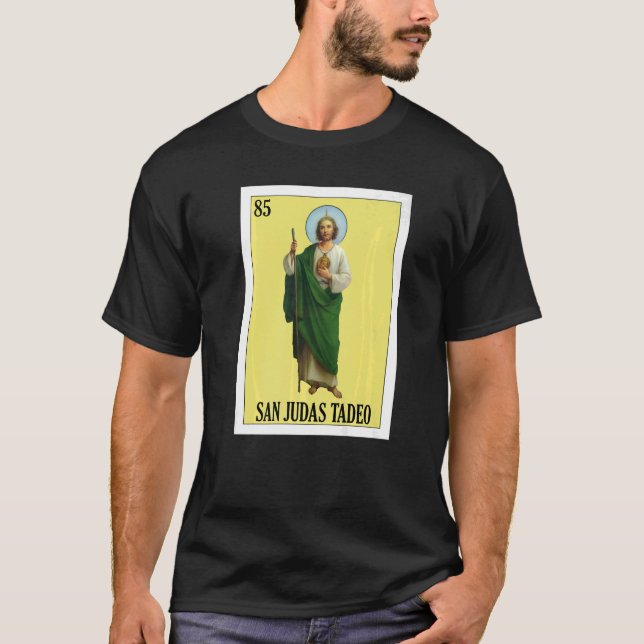 Camiseta Mexicano para cristãos San Judas Tadeo (Frente)