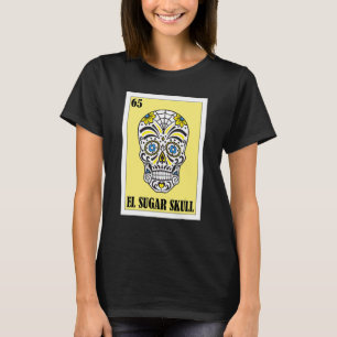 Camiseta Mexicano para Festas  El Sugar Skull 2
