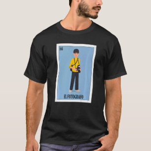 Camiseta Mexicano para fotógrafos El Fotografo
