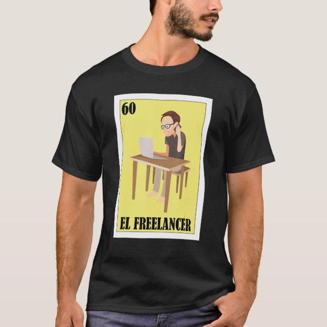 Camiseta Mexicano para Freelancers El Freelancer (Frente)