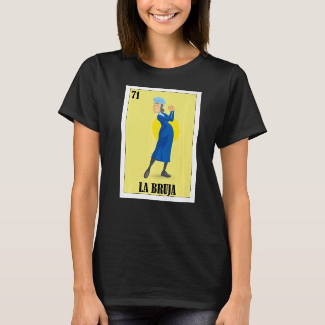 Camiseta Mexicano para Latinas La Bruja (Frente)