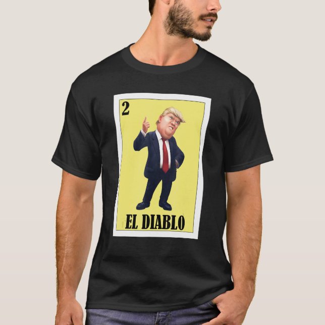 Camiseta Mexicano para latinos El Diablo (Frente)