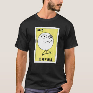 Camiseta Mexicano para os Chás de fraldas El Novo papai 22