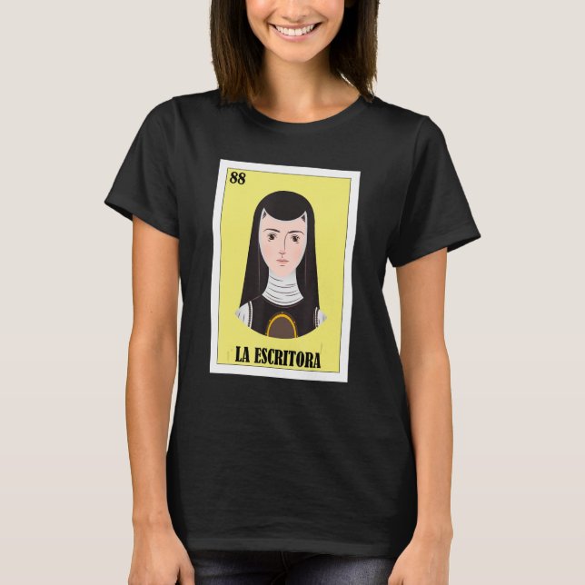 Camiseta Mexicano para os escritores La Escriora (Frente)