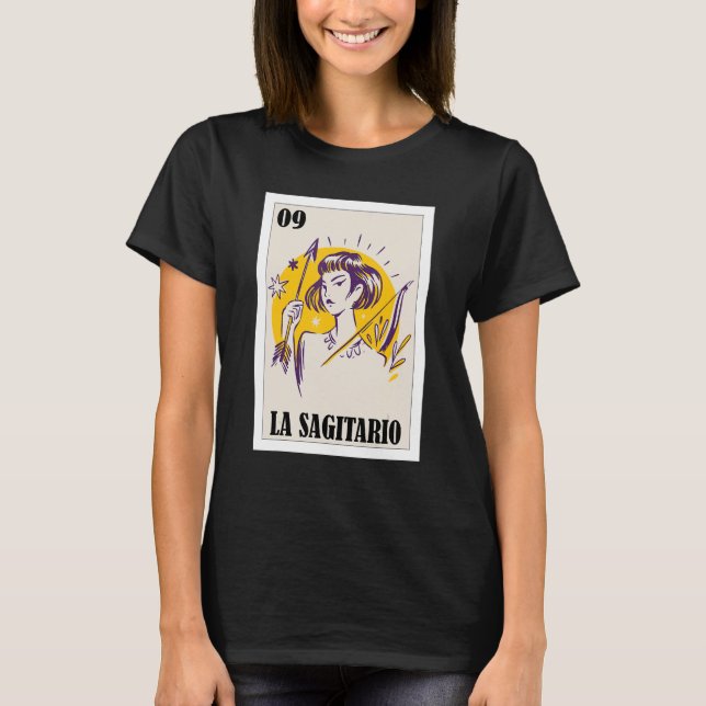 Camiseta Mexicano para Sagitarius La Sagitario (Frente)