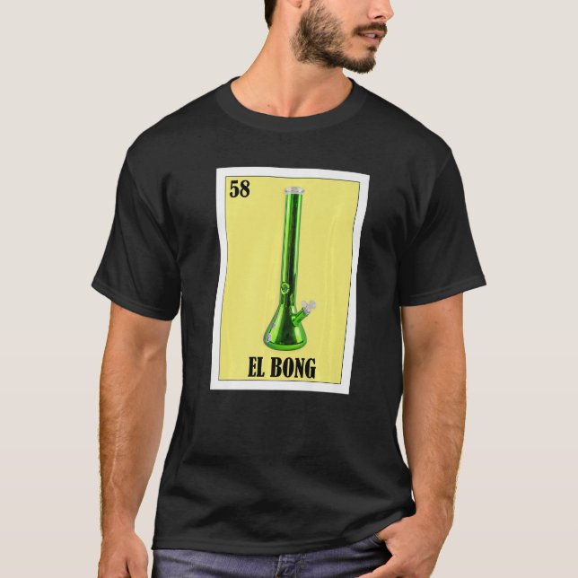 Camiseta Mexicano para Smokers El Bong (Frente)