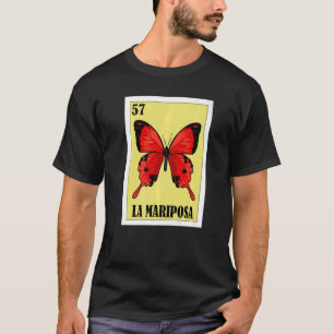 Camiseta Mexicano para torcedores de borboleta La Mariposa 