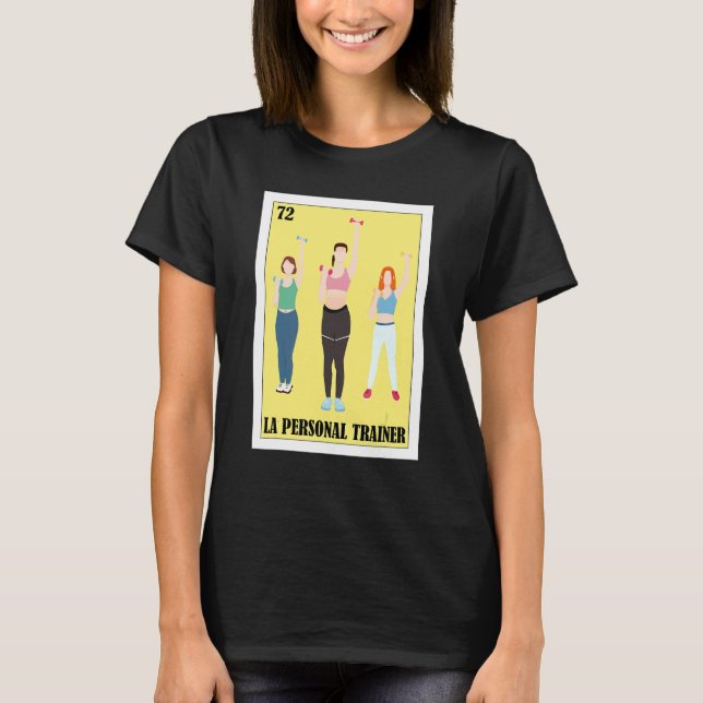 Camiseta Mexicano para Treinadores La Personal Trainer (Frente)