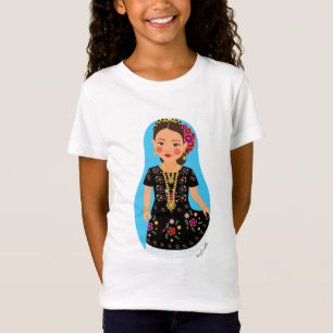 Camiseta Mexicano, Tehuana Matryoshka Girls'
