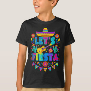 Camiseta Mexicano Vamos Festa Floral Arte Folclórico Cinco