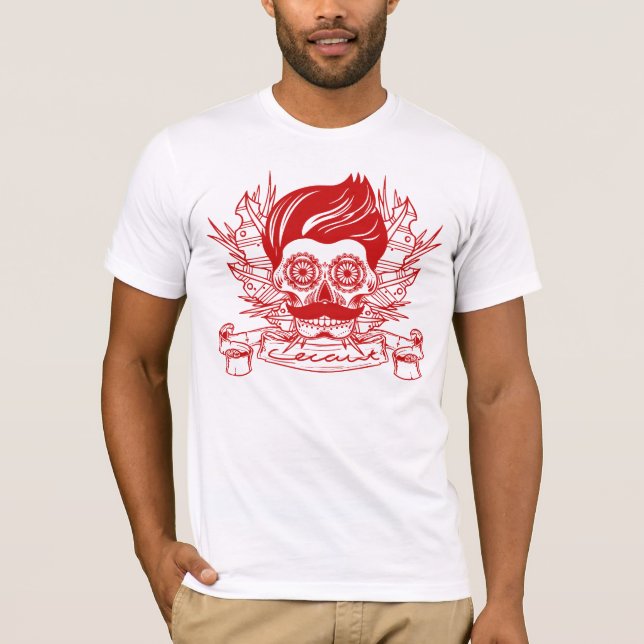 Camiseta Mexicano (vermelho) (Frente)