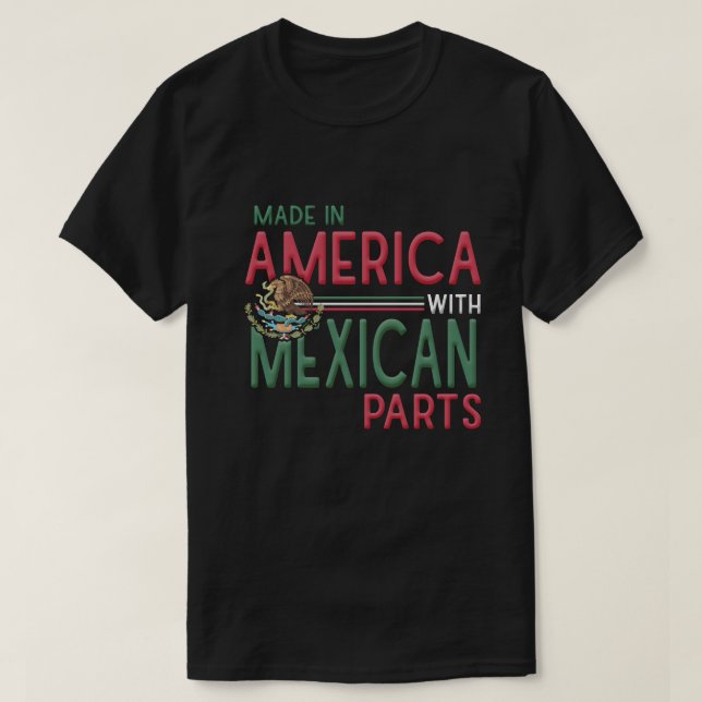 Camiseta México Águia Mexicano Orgulho Camisa, Orgulho Mexi (Frente do Design)