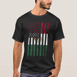 Camiseta México América do EUA Orgulho Mexicano Vintage F M