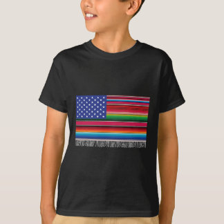 Camiseta México Americano Bandeira Serape Cinco De Mayo Par