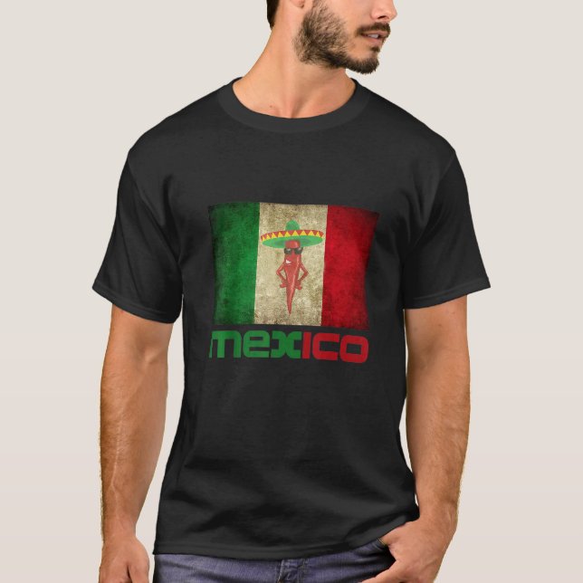 Camiseta México - Bandeira do México (Frente)