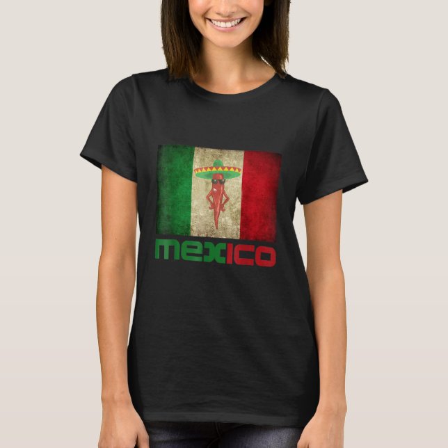 Camiseta México - Bandeira do México (Frente)