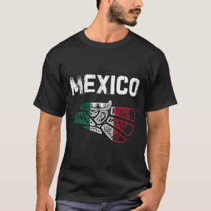Camiseta México Bandeira Mexicana Vintage Orgulho Feito No