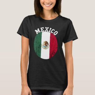 Camiseta México Bandeira Mexicana Vintage Orgulho Mexicano