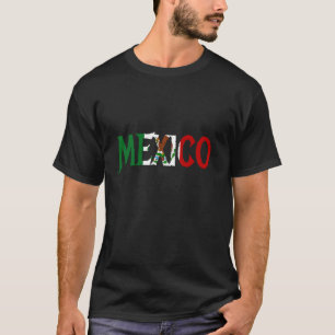 Camiseta México Bandeira Orgulho Mexicano Herança Hispânica