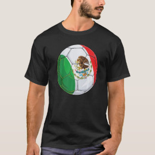 Camiseta México: Bola de Futebol Mexicana Fo