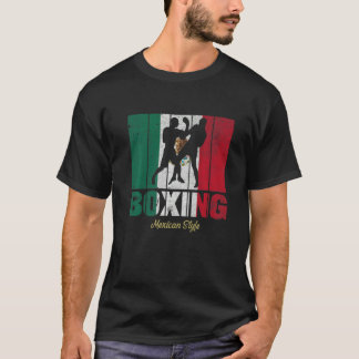 Camiseta México: Boxing mexicano luva contra o orgulho mexi