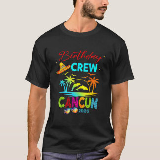 Camiseta Mexico Cancun Birthday Boy Trip Vacation 2026 Matc