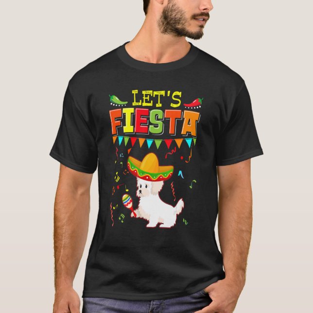 Camiseta México Cinco de Mayo Fiesta Vamos Fiesta Cavacho (Frente)