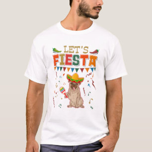 Camiseta México Cinco De Mayo Fiesta - Vamos Fiesta Pug