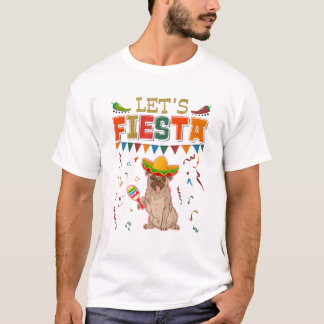 Camiseta México Cinco De Mayo Fiesta - Vamos Fiesta Pug